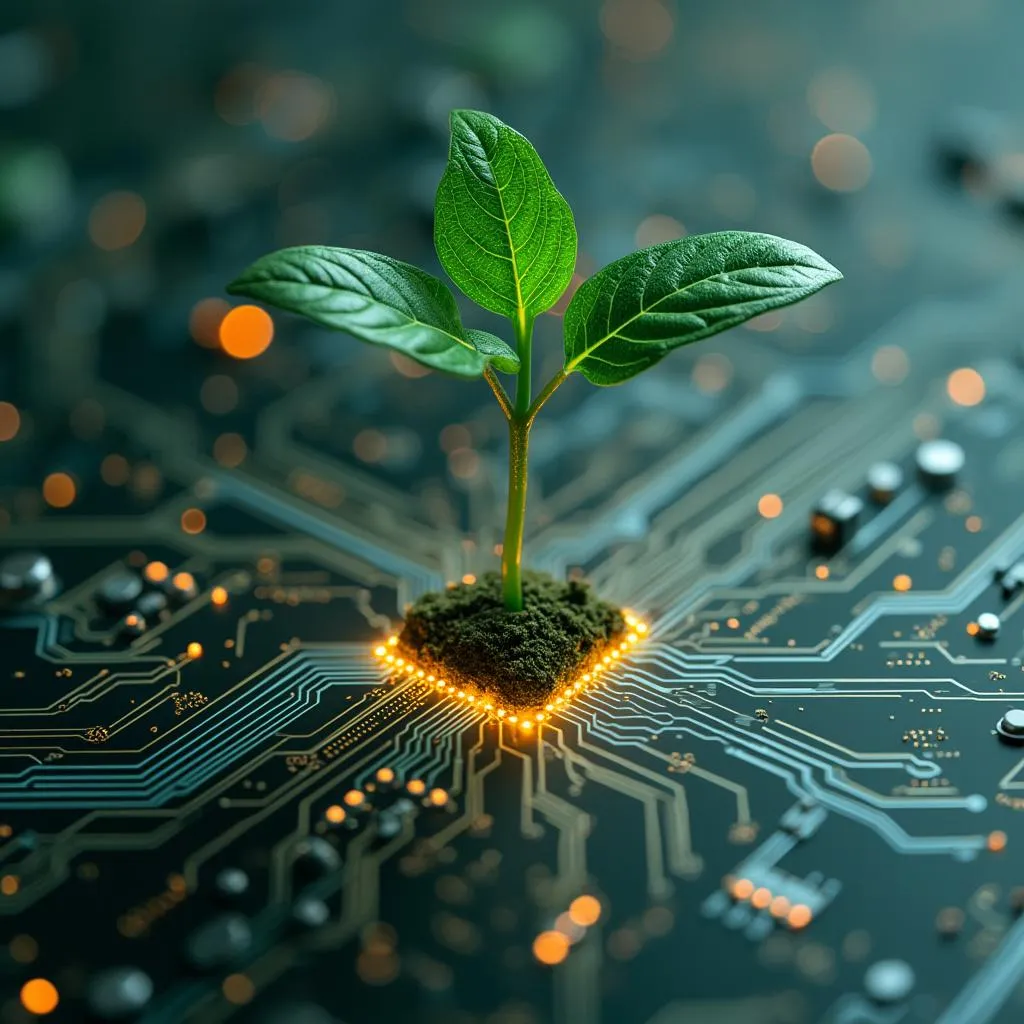 Fusion éco-minimaliste de nature et technologie